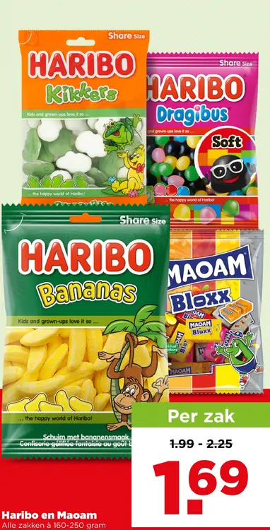 Aanbieding: Haribo en Maoam