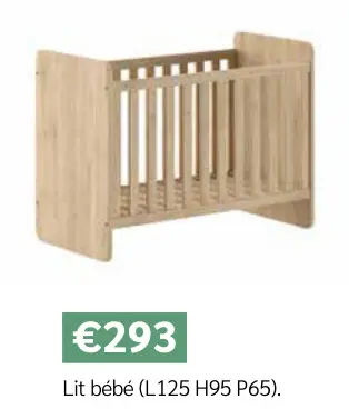 Offre: Lit bébé