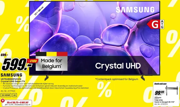 Promotie: Samsung Crystal UHD Smart TV