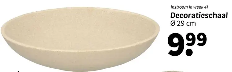 Promotie: Decoratieschaal