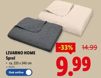 Promotie: Sprei