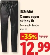 Aanbieding: Dames super skinny fit