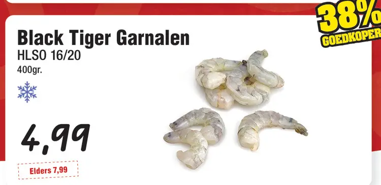 Aanbieding: Black Tiger Garnalen