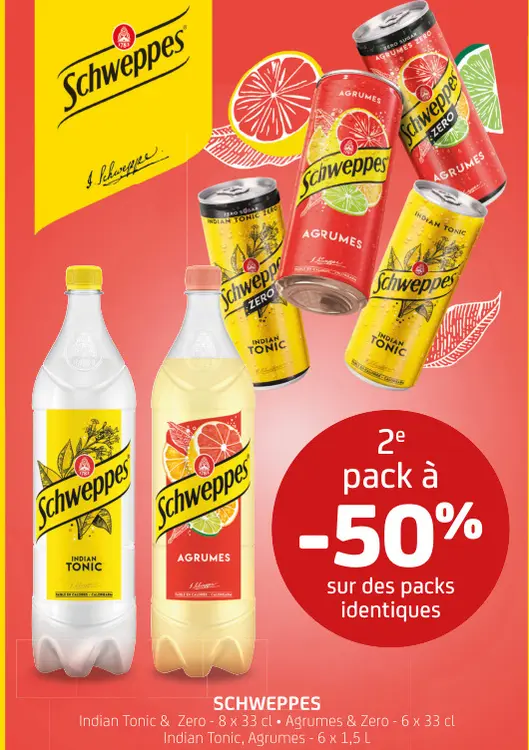 Offre: Schweppes