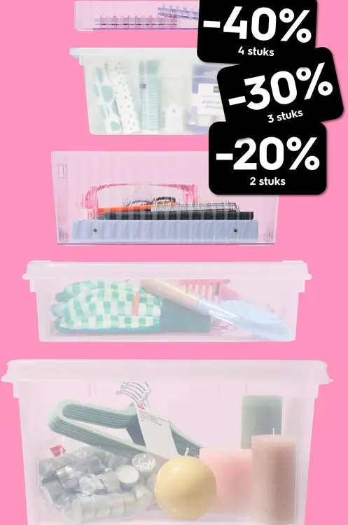 Promotie: Storage boxes