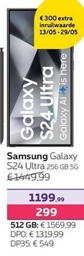 Aanbieding: Samsung Galaxy S24 Ultra 256 GB 5G