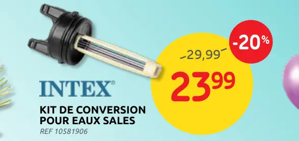 Offre: Kit de conversion pour eaux sales