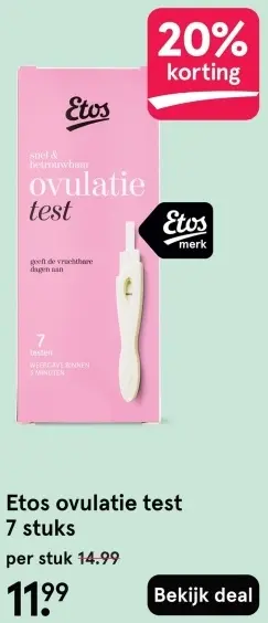 Aanbieding: Ovulatie test