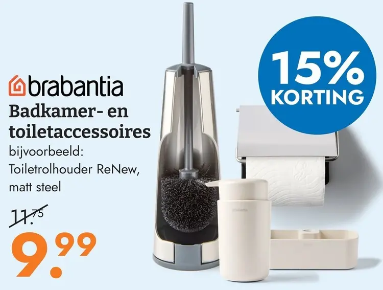 Aanbieding: Badkamer- en toiletaccessoires