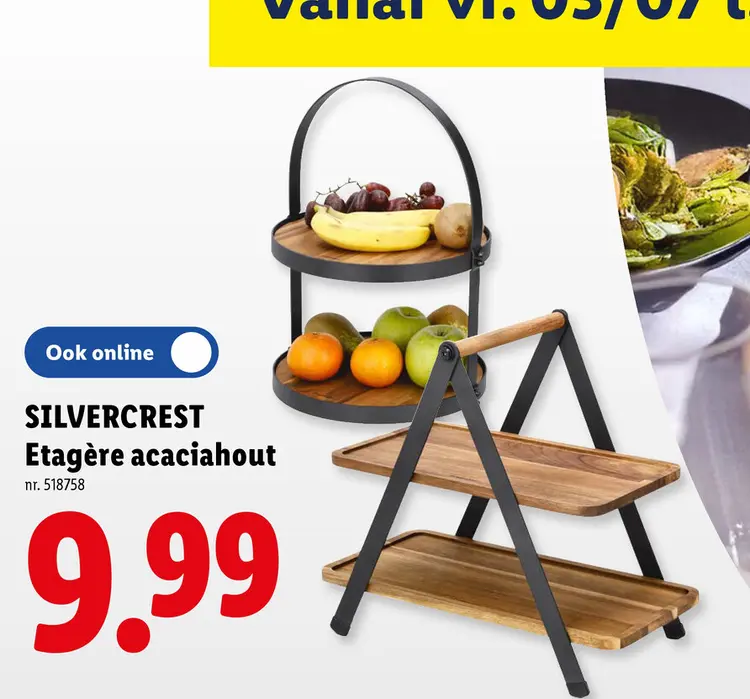Promotie: Etagère acaciahout