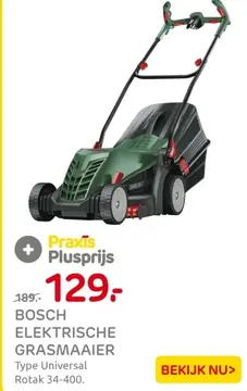 Aanbieding: Elektrische grasmaaier