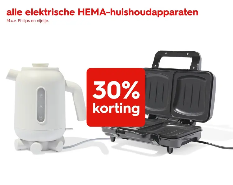 Aanbieding: HEMA-huishoudapparaten