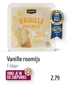 Aanbieding: Vanille roomijs