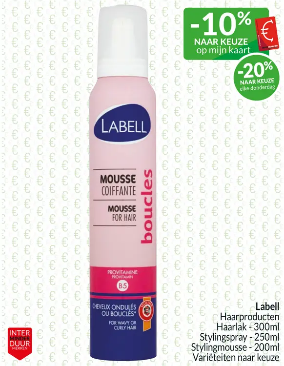 Aanbieding: Labell Haarproducten