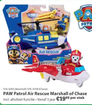 Aanbieding: PAW Patrol Air Rescue Marshall of Chase