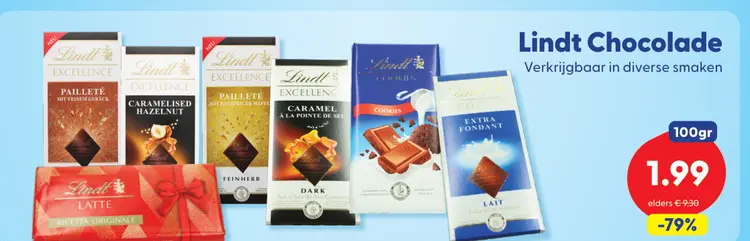 Aanbieding: Lindt Chocolade