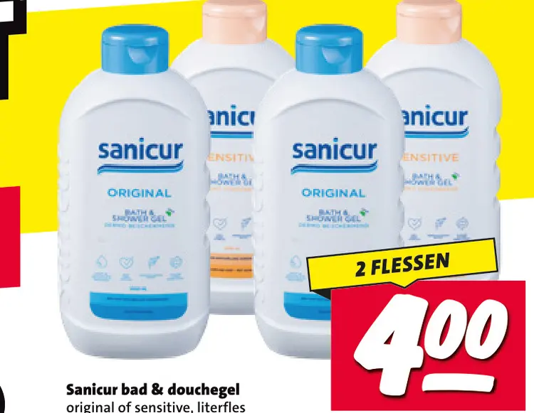 Aanbieding: Sanicur bad & douchegel
