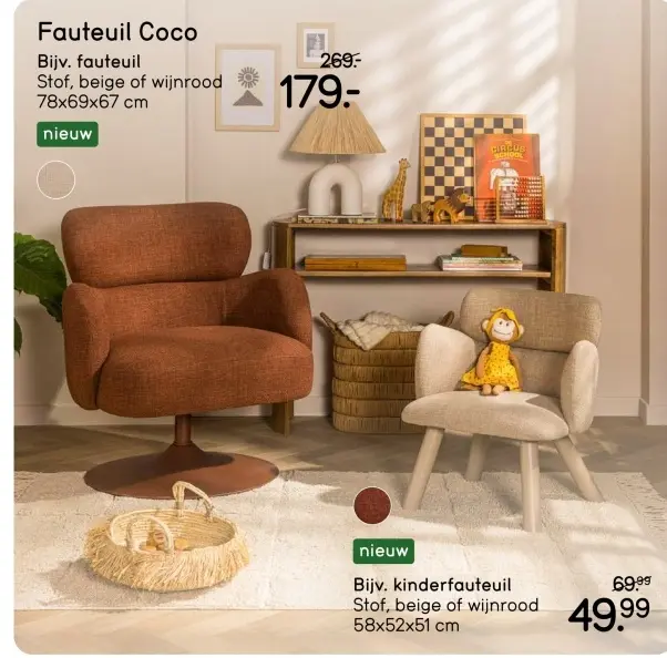 Aanbieding: Fauteuil Coco