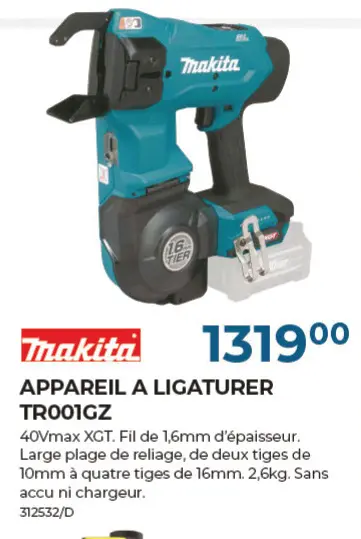 Offre: Appareil a ligaturer tr001gz