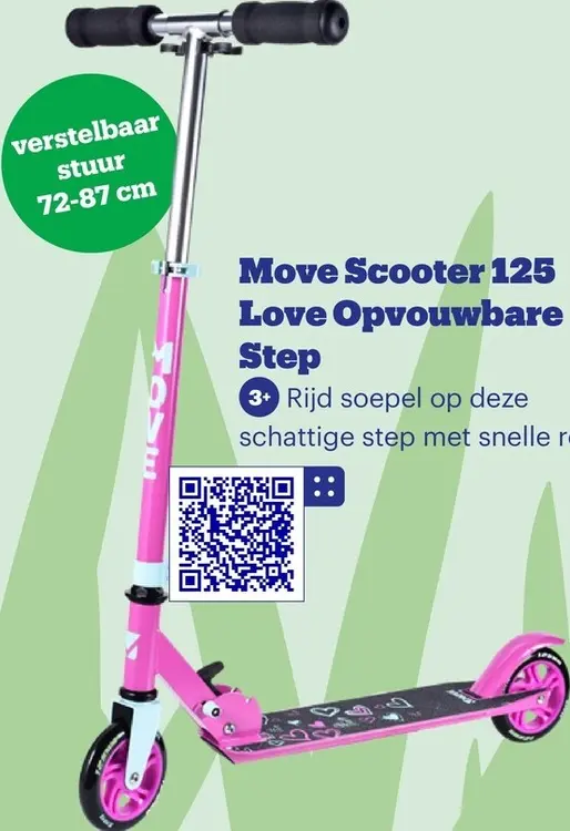 Aanbieding: Move Scooter 125 Love Opvouwbare Step