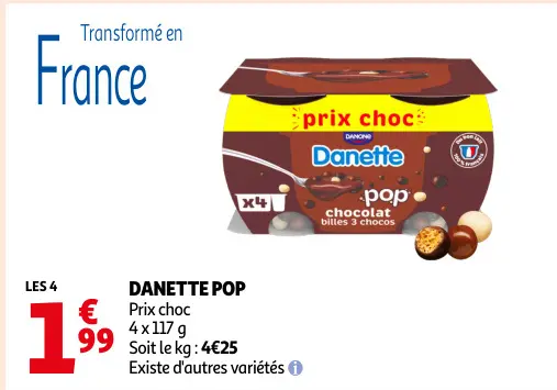Offre: Danette pop