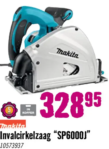 Aanbieding: Invalcirkelzaag SP6000J
