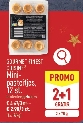 Promotie: Mini-pasteitjes