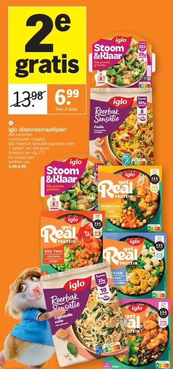 Promotie: Diepvriesmaaltijden