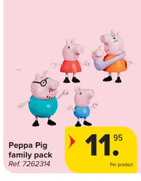 Aanbieding: Peppa Pig family pack