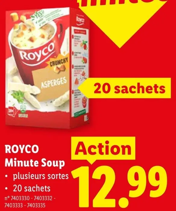 Offre: Minute Soup