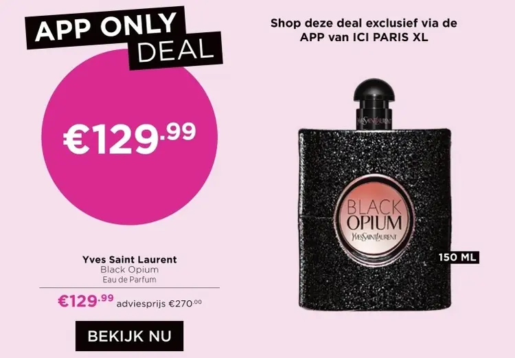 Aanbieding: Black Opium Eau de Parfum 150 ml