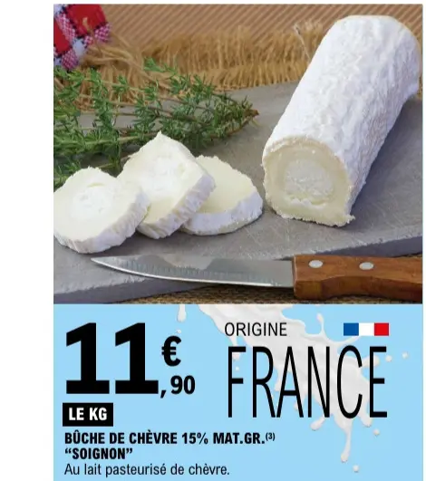 Offre: Bûche De Chèvre