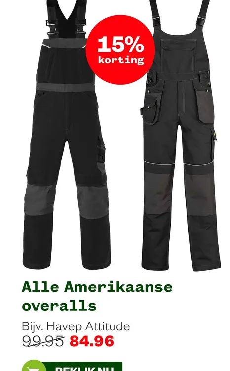 Aanbieding: Amerikaanse overalls