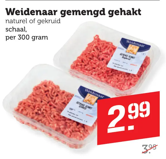 Aanbieding: gemengd gehakt