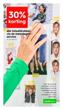 Aanbieding: fotoafdrukken via de meerdagenservice