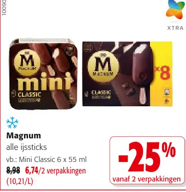 Promotie: alle ijssticks