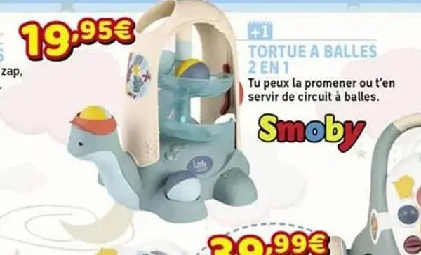 Offre: Tortue a balles 2 en 1