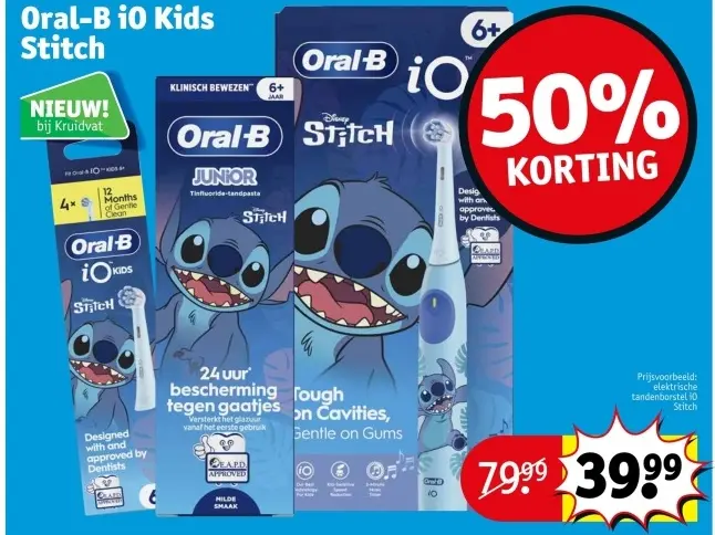 Promotie: Oral-B iO Kids Stitch
