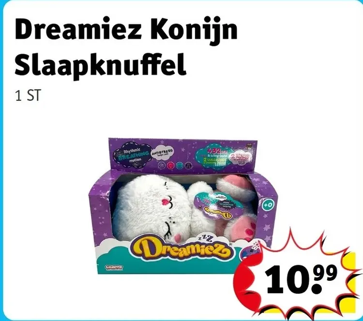 Aanbieding: Dreamiez Konijn Slaapknuffel