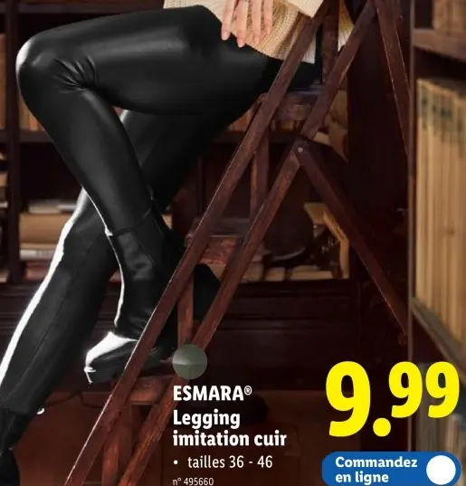 Offre: Legging imitation cuir