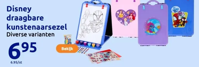 Aanbieding: Disney draagbare kunstenaarsezel