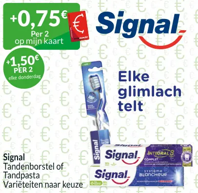 Aanbieding: Tandenborstel of Tandpasta