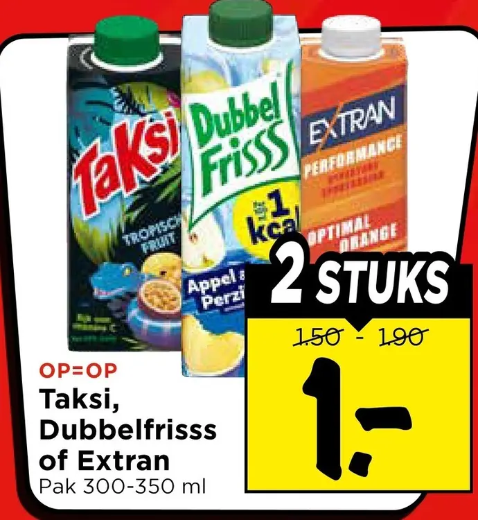 Taksi, Dubbelfrisss of Extran