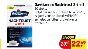 Aanbieding: Davitamon Nachtrust 3-in-1