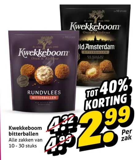 Aanbieding: Kwekkeboom bitterballen