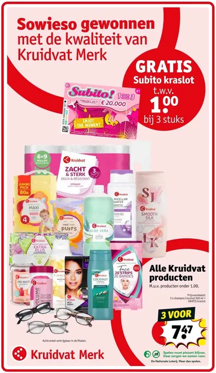 Promotie: Alle Kruidvat producten