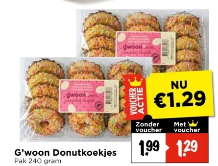 Aanbieding: Donutkoekjes