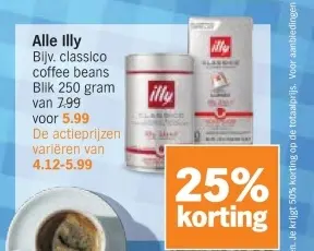 Aanbieding: Alle Illy coffee beans