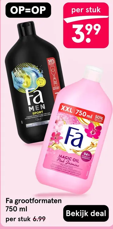 Aanbieding: Fa grootformaten