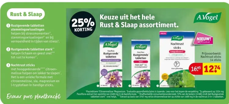 Aanbieding: A. Vogel Rust & Slaap